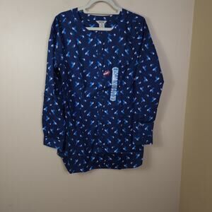 Duluth Wrinklefighter Tunic in Blue Bird Size M